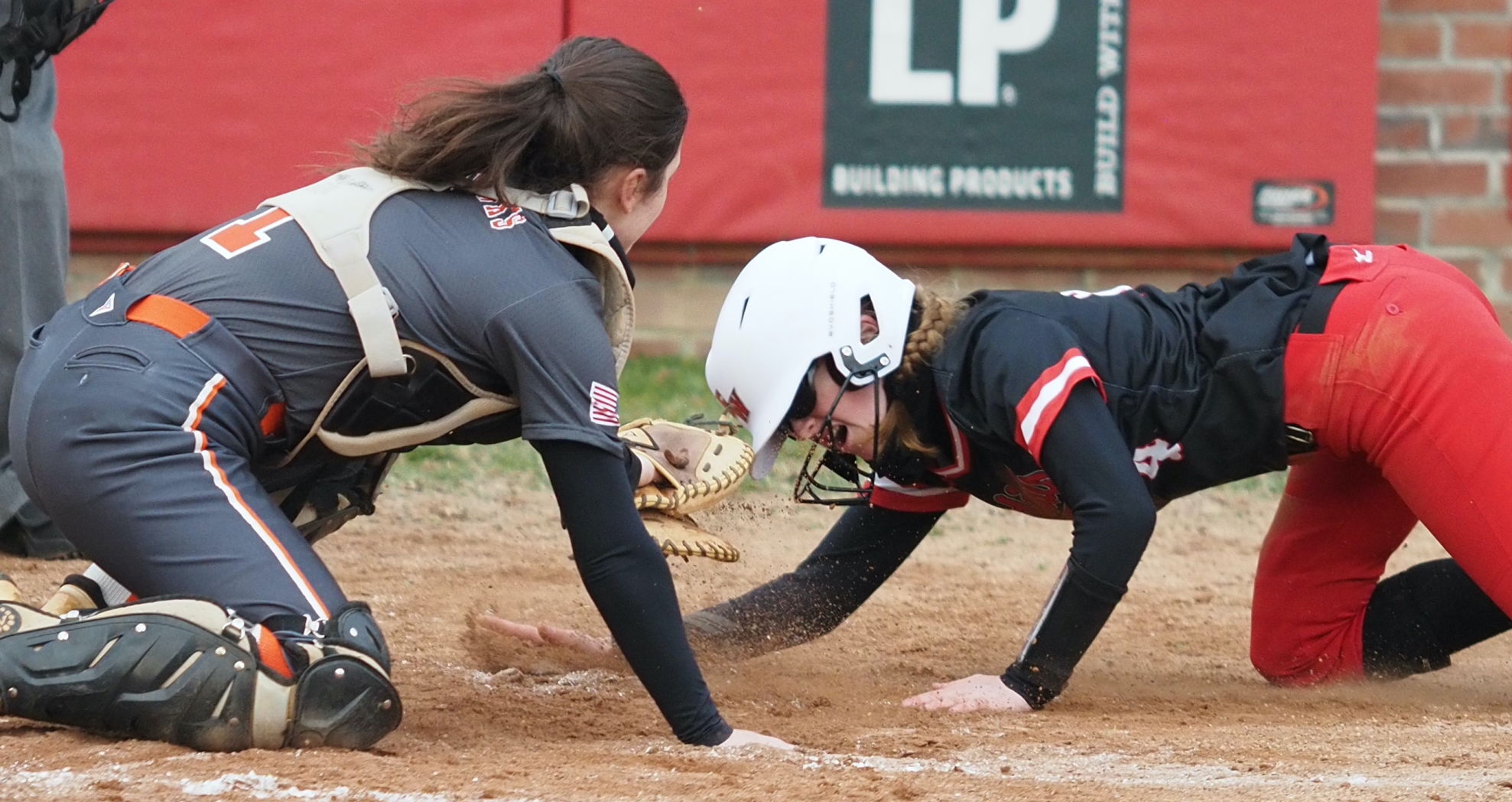Out at the plate